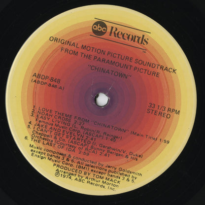 Jerry Goldsmith - Chinatown - OST (ABDP-848) LP 1974 US ABC｜中古LP