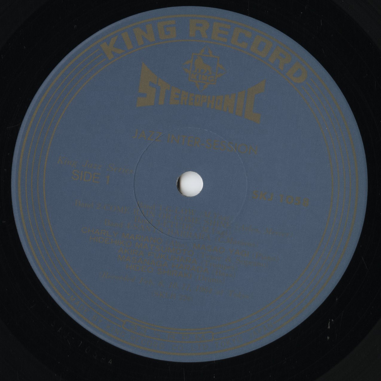 Charlie Mariano - Jazz Inter-Session (WWLJ-7108) LP 1994 JPN King Record｜中古LP