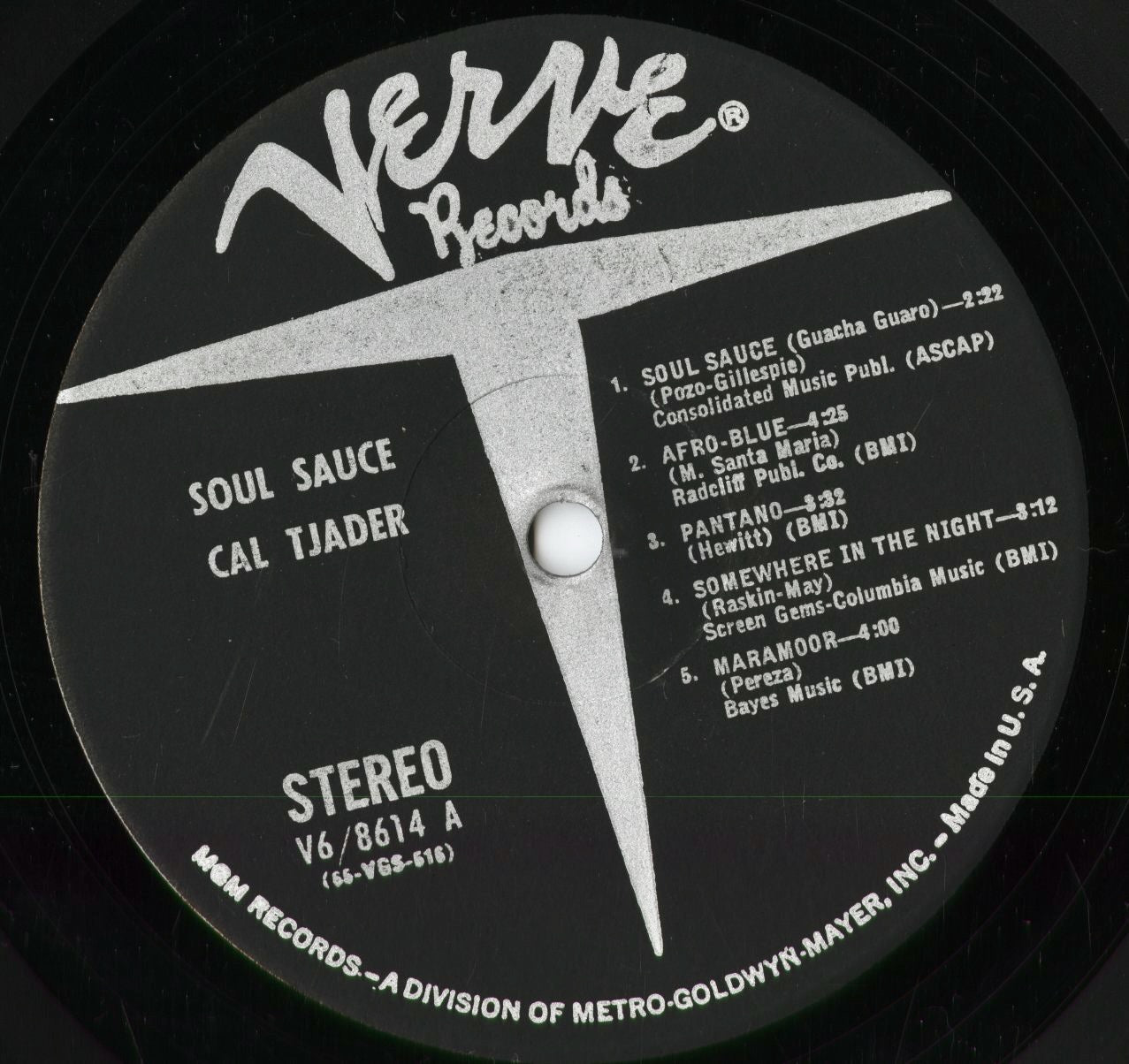 カル・ジェイダー / Cal Tjader『Soul Sauce』(V6-8614) USオリジナル