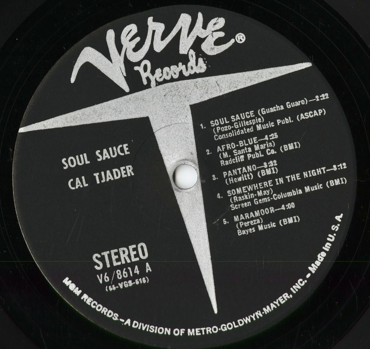 Cal Tjader - Soul Sauce (V6-8614) 1965 US Verve｜中古LP