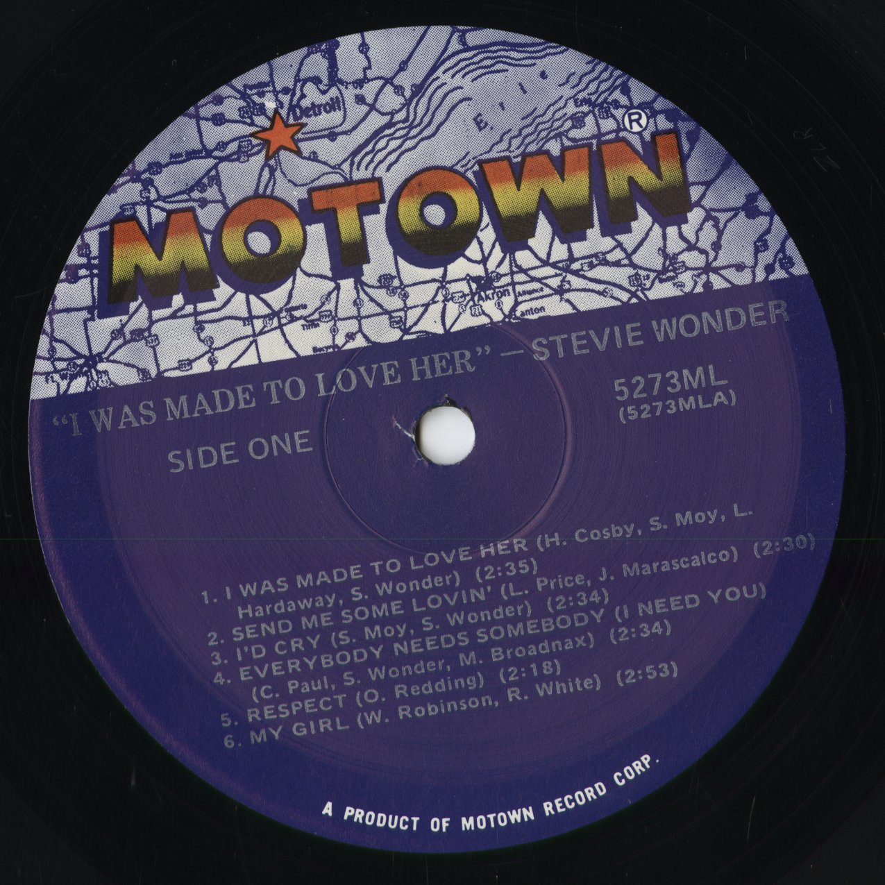 Stevie Wonder - I Was Made To Love Her (5273ML) 1982 US Motown｜中古LP