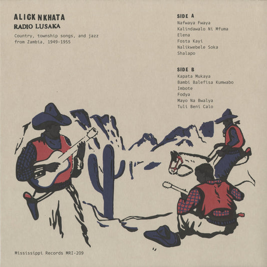 Alick Nkhata - Radio Lusaka (MRI-209) 2025 US Mississippi Records｜新品LP back