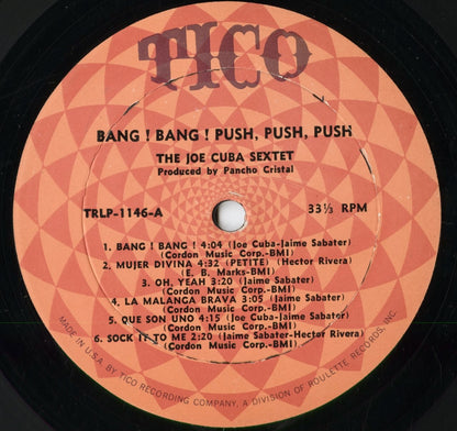 Joe Cuba - Wanted Dead Or Alive (TRLP 1146) 1966 US Tico｜中古LP