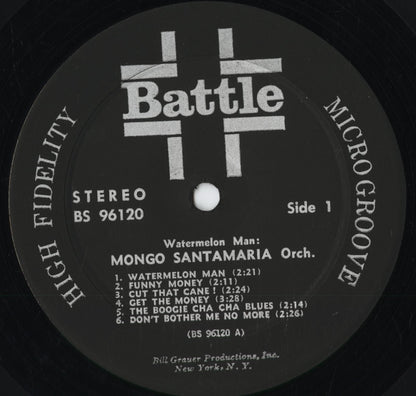Mongo Santamaria – Watermelon Man! (BS 96120) 1963 US Battle｜中古LP