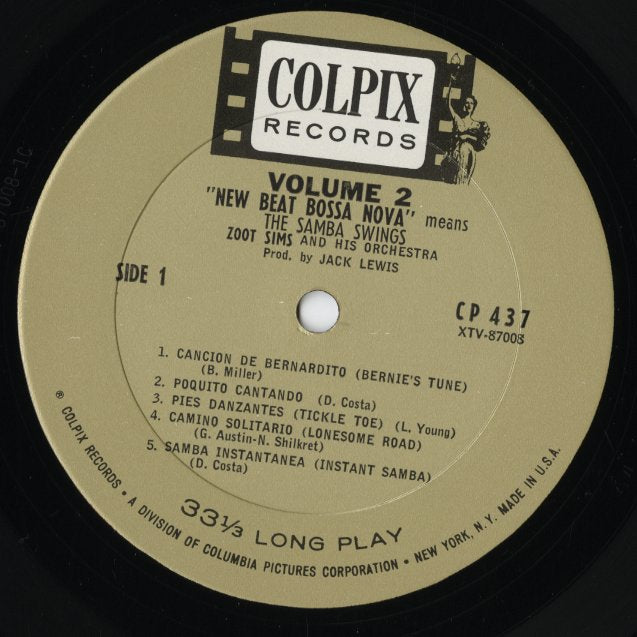 Zoot Sims / ズート・シムズ / New Beat Bossa Nova Vol.2 (CP437)