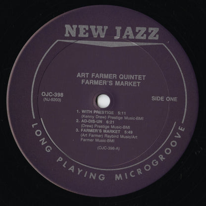 Art Farmer - Farmer's Market (OJC-398) LP 1989 US Prestige｜中古LP