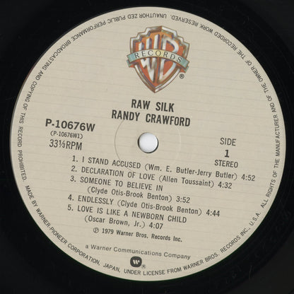Randy Crawford – Raw Silk (P-10676W) LP 1979 JPN Warner Pioneer | 中古LP