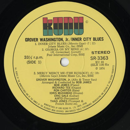 Grover Washington Jr. / グローヴァー・ワシントン・ジュニア / Inner City Blues (SR-3363)