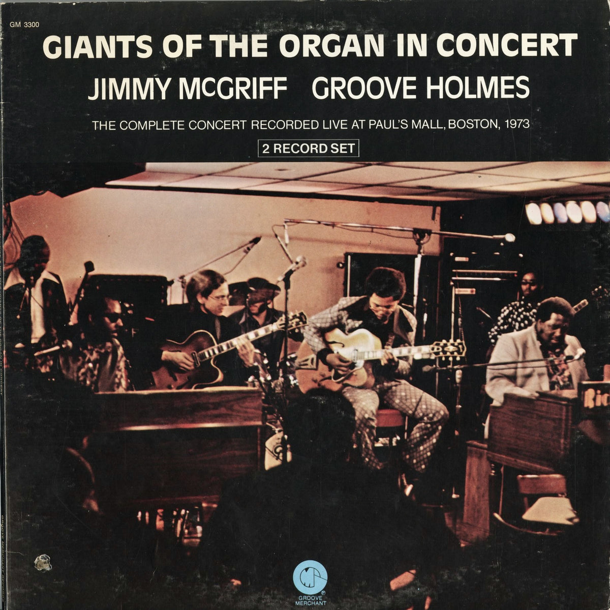 Jimmy McGriff, Groove Holmes - Giants Of The Organ In Concert (GM 3300) 1973 US Groove Merchant｜中古2LP