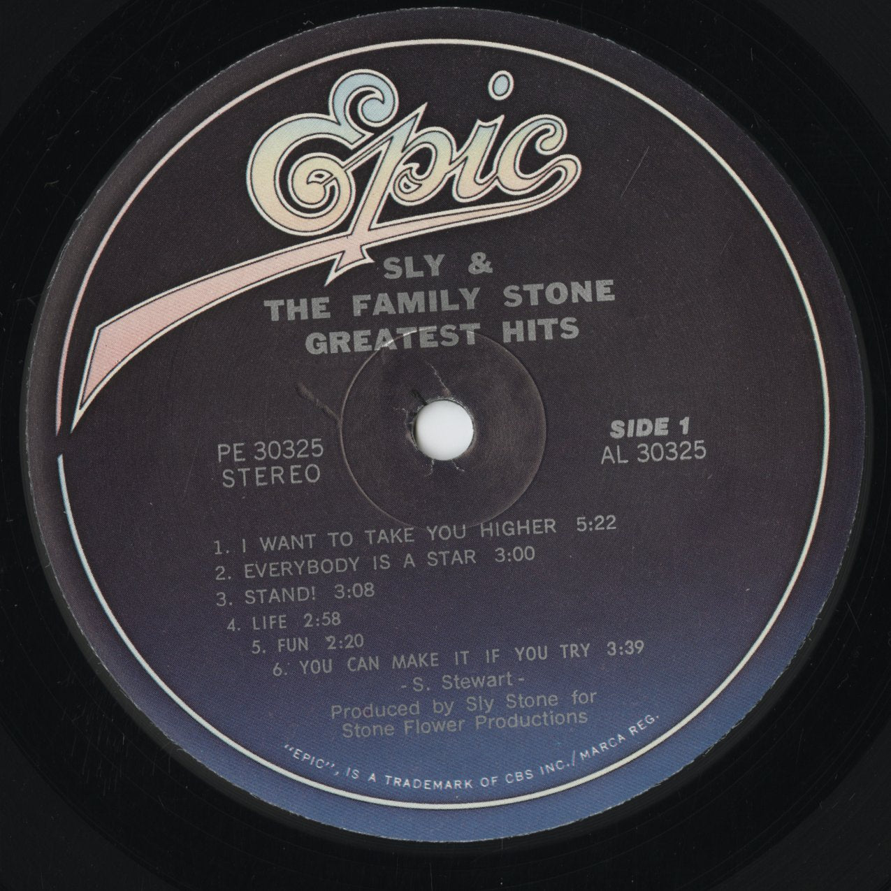 Sly & The Family Stone - Greatest Hits (PE 30325) 1980's US Epic｜中古LP