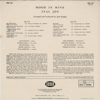 Teal Joy – Mood In Mink LP 1988 SPA Fresh Sound リイシュー盤
