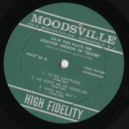 Dave Pike / デイヴ・パイク / Plays The Jazz Version Of Oliver! (MVLP36)