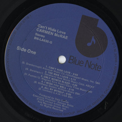 Carmen McRae - Can't Hide Love (BN-LA635-G) LP 1976 US Blue Note｜中古LP