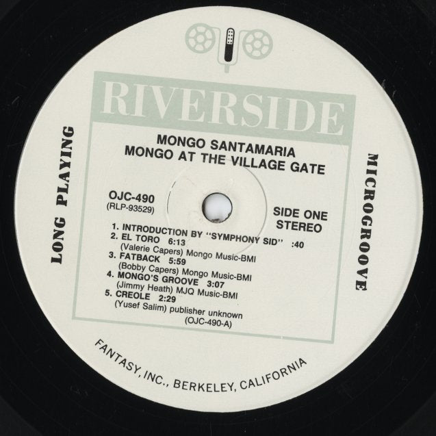 Mongo Santamaria - Mongo At The Village Gate (OJC-490) LP 1990 US Riverside OJC｜中古LP