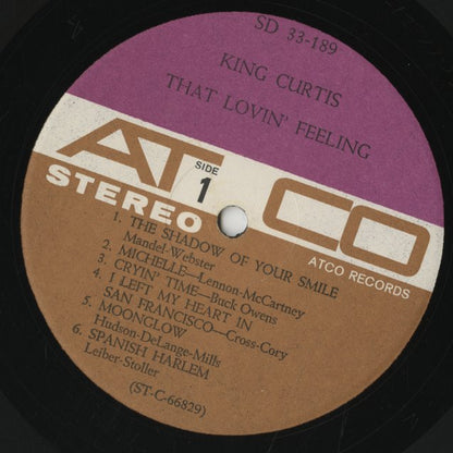King Curtis / キング・カーティス / That Lovin' Feeling (SD 33-189)