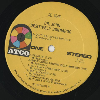 Dr. John / ドクター・ジョン / Desitively Bonnaroo (SD 7043)
