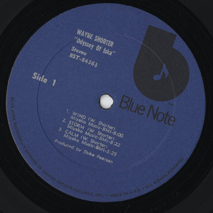 Wayne Shorter - Odyssey Of Iska (BST-84363) LP 1973 US Blue Note｜中古LP