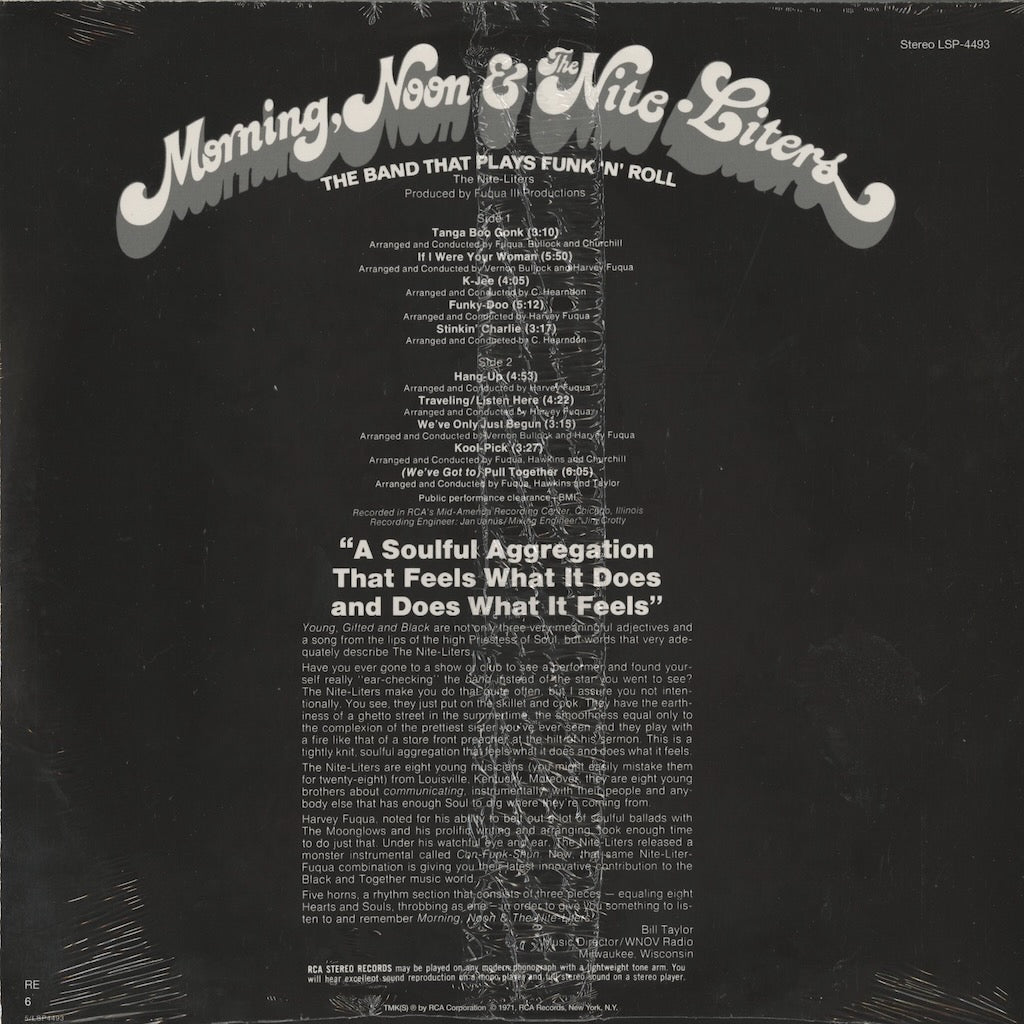 The Nite Liters / ナイト・ライターズ / Morning Noon & The Nite-Liters