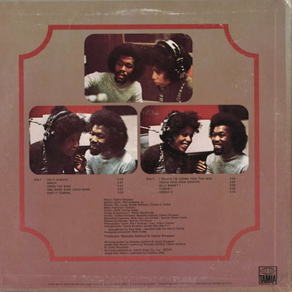 Valerie Simpson – Valerie Simpson (T317L) 1972 US Tamla｜中古LP