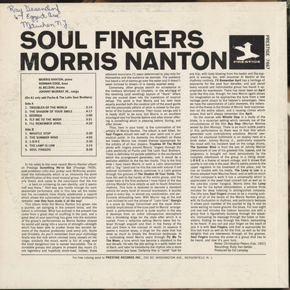 Morris Nanton – Soul Fingers (PRST 7467) 1967 US Prestige｜中古LP
