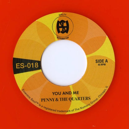 Penny & The Quarters / ペニー＆ザ・クオーターズ / You And Me -7 (Orange Vinyl) (ES018)