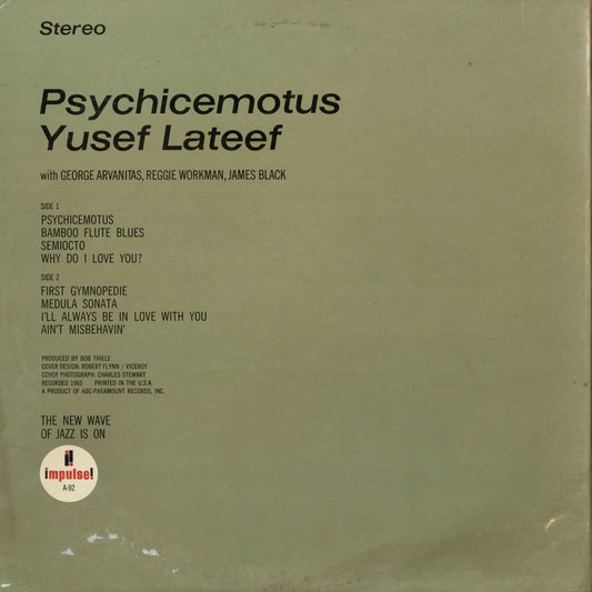 Yusef Lateef - Psychicemotus (AS-92) 1966 US Impulse｜中古LP