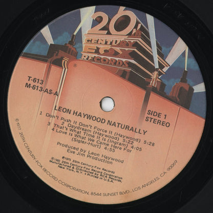 Leon Haywood - Naturally (T-613) 1980 US 20th Century Fox Records｜中古LP