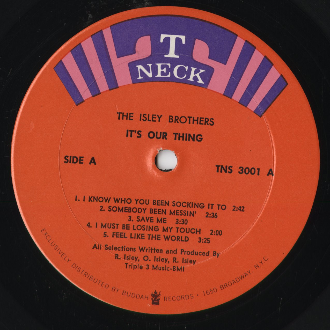 The Isley Brothers - It's Our Thing (TNS 3001) 1969 US T-Neck｜中古LP)