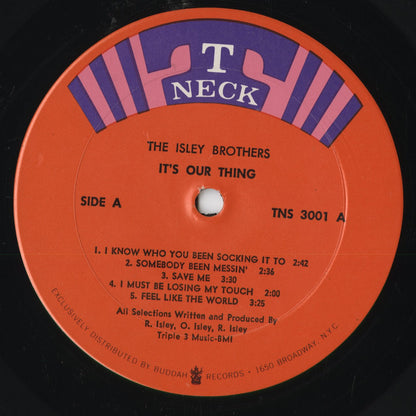 The Isley Brothers - It's Our Thing (TNS 3001) 1969 US T-Neck｜中古LP)