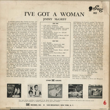 Jimmy McGriff – I’ve Got A Woman (STLP 1012) 1962 US SUE | 中古LP
