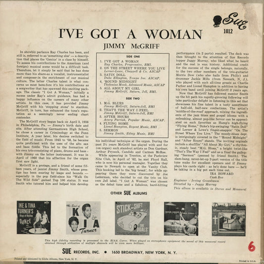 Jimmy McGriff – I’ve Got A Woman (STLP 1012) 1962 US SUE | 中古LP