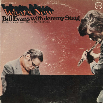 Bill Evans『What’s New』1969年US Verve黒T字ラベル盤LP（V6-8777）ビル・エヴァンス名作