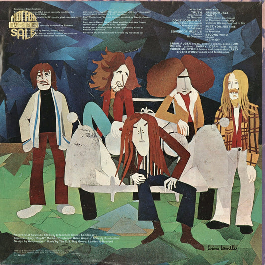 Brian Auger - Second Wind (LSP-4703) 1972 US RCA｜中古LP