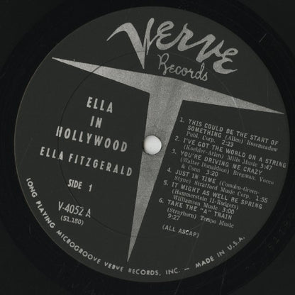 Ella Fitzgerald / エラ・フィッツジェラルド / Ella In Hollywood (V-4052)
