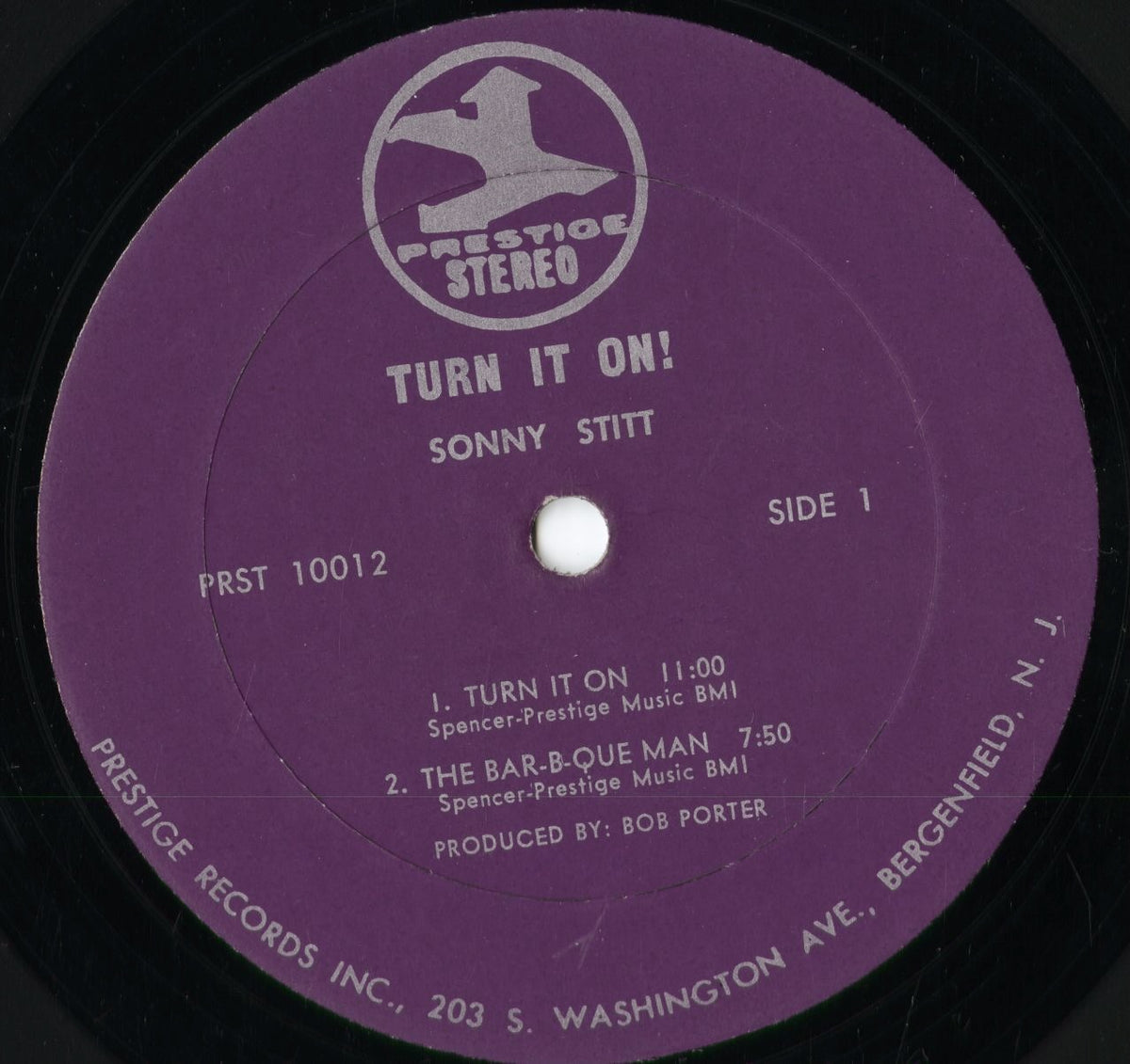 Sonny Stitt - Turn It On! (PRST 10012) 1971 US Prestige｜中古LP