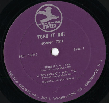 Sonny Stitt - Turn It On! (PRST 10012) 1971 US Prestige｜中古LP