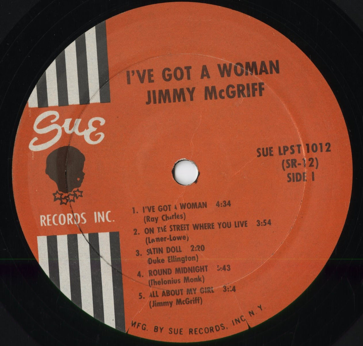 Jimmy McGriff – I’ve Got A Woman (STLP 1012) 1962 US SUE | 中古LP