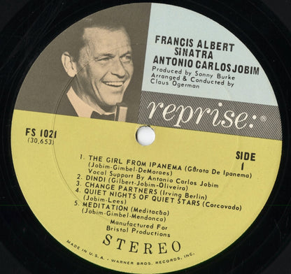 Francis Albert Sinatra & Antonio Carlos Jobim  (FS 1021) 1967 US Reprise｜中古LP