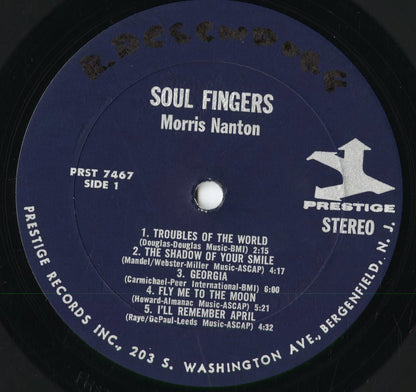 Morris Nanton – Soul Fingers (PRST 7467) 1967 US Prestige｜中古LP