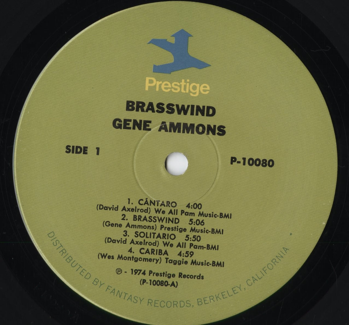 Gene Ammons - Brasswind (P-10080) 1974 US Prestige｜中古LP