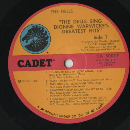 The Dells / デルズ / The Dells Sing Dionne Warwicke's Greatest Hits (CA 50017)