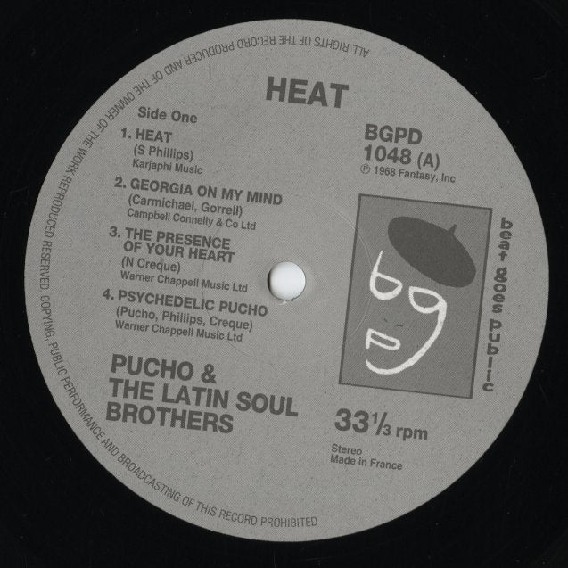 Pucho & The Latin Soul Brothers - Heat! LP 1992 UK BGP Psychedelic