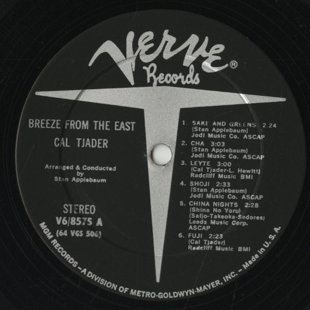 Cal Tjader / カル・ジェイダー / Breeze From The East (V6-8575)