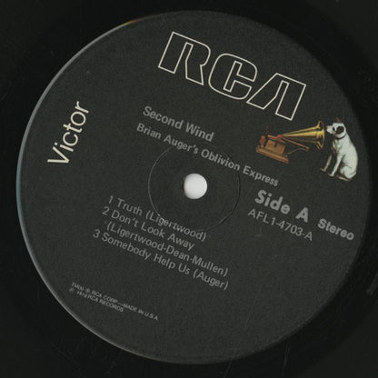 Brian Auger / ブライアン・オーガー / Second Wind (AFL1-4703)