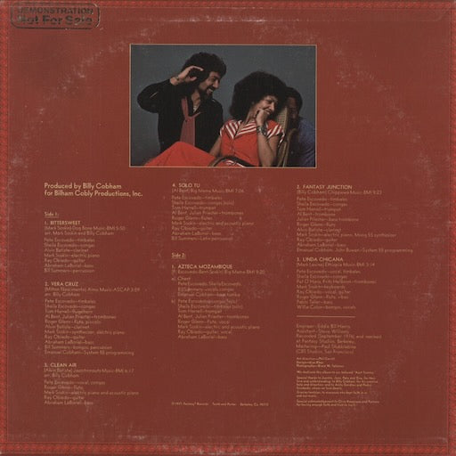 Pete & Sheila Escovedo - Solo Two (F-9524) LP 1977 US Fantasy｜中古LP