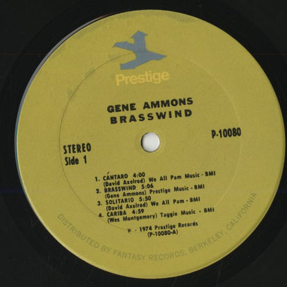 Gene Ammons / ジーン・アモンズ / Brasswind (P-10080)