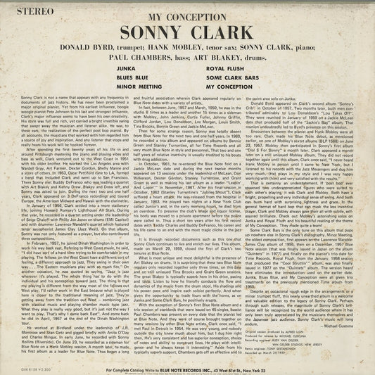 Sonny Clark / ソニー・クラーク / My Conception (GXK 8158)