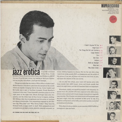 Richie Kamuca And Bill Holman - Jazz Erotica (R 604) LP 1957 US HiFi Records｜中古LP