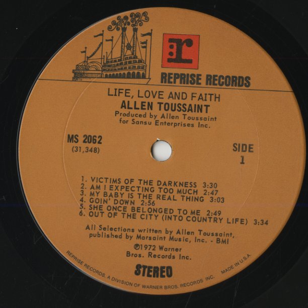 Allen Toussaint / アラン・トゥーサン / Life
