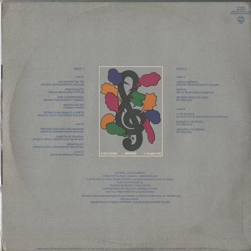 Joao Gilberto - Live At The 19th Montreux Jazz Festival (615.6001) 1986 BRA Warner Bros｜中古LP